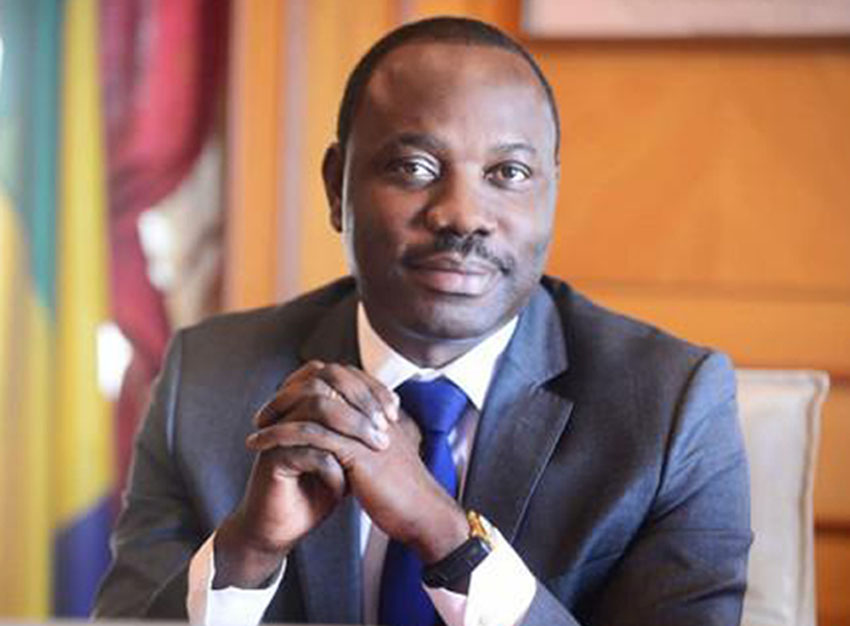 Le Directeur général de la Dette, Hugues Mbadinga Madiya.