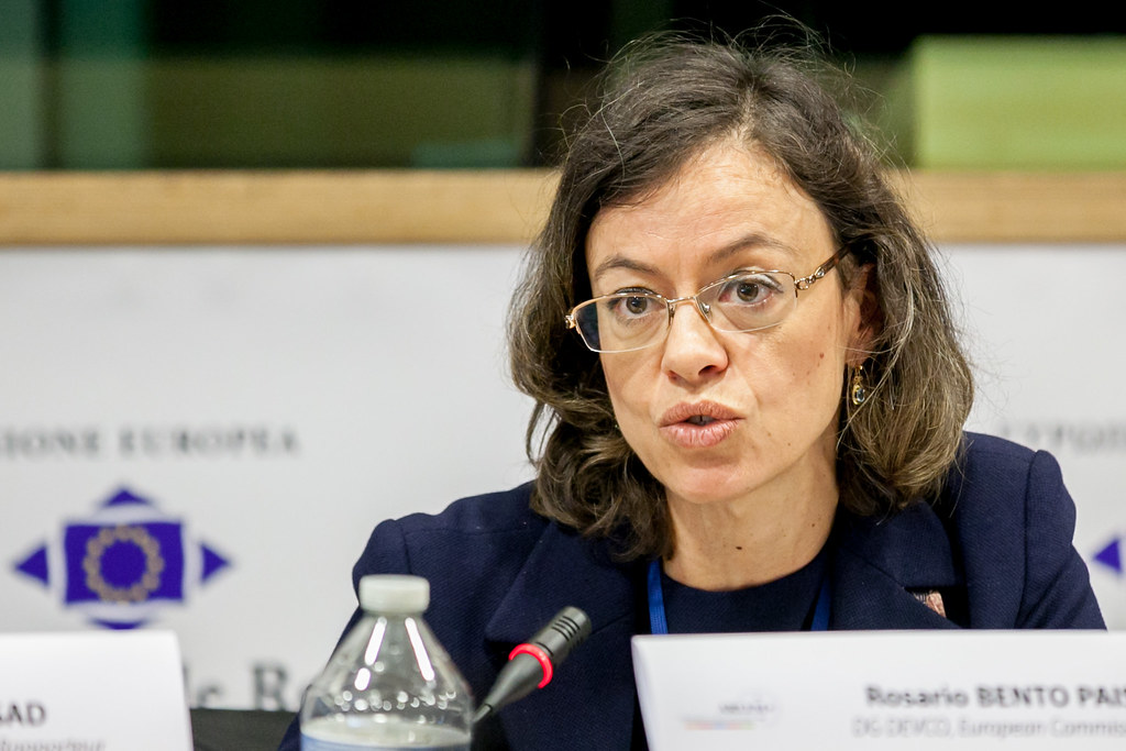 Mme Rosário Bento Pais, Ambassadrice extraordinaire et plénipotentiaire de l'UE auprès de la République gabonaise.