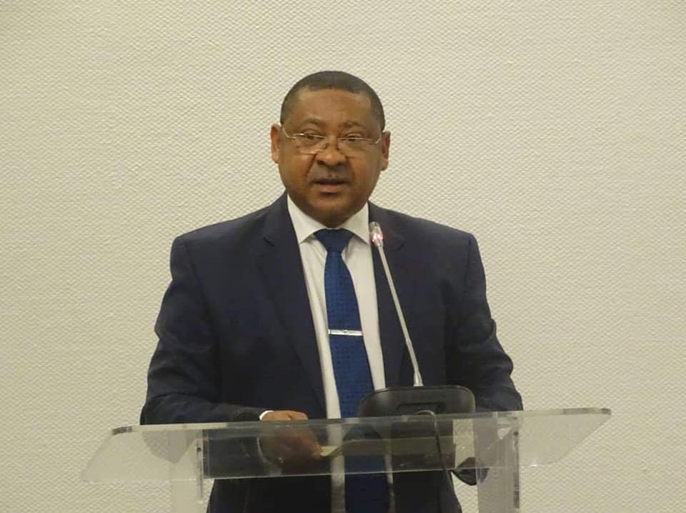 Le ministre gabonais de l’Economie, Jean-Marie Ogandaga.