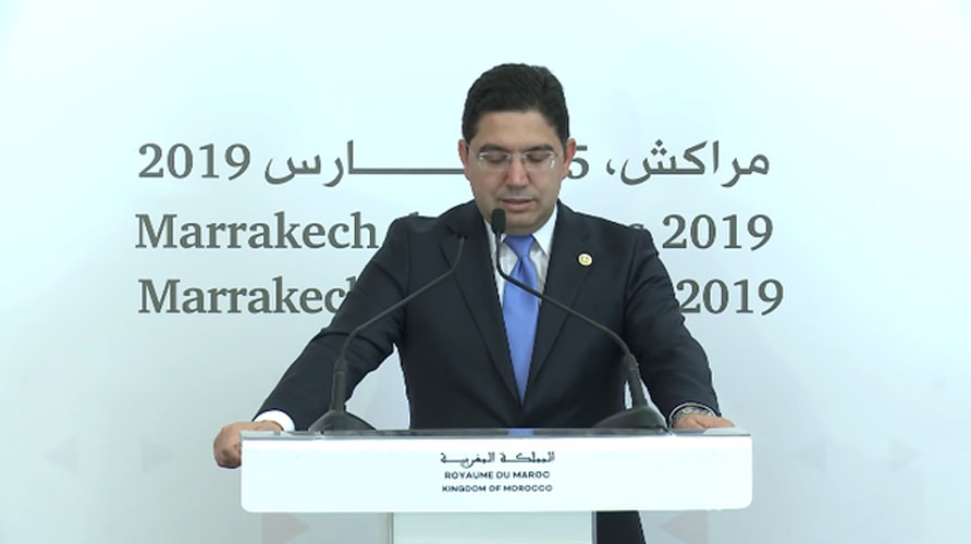 Le ministre des Affaires étrangères et de la Coopération internationale du royaume du Maroc, Nasser Bourita.