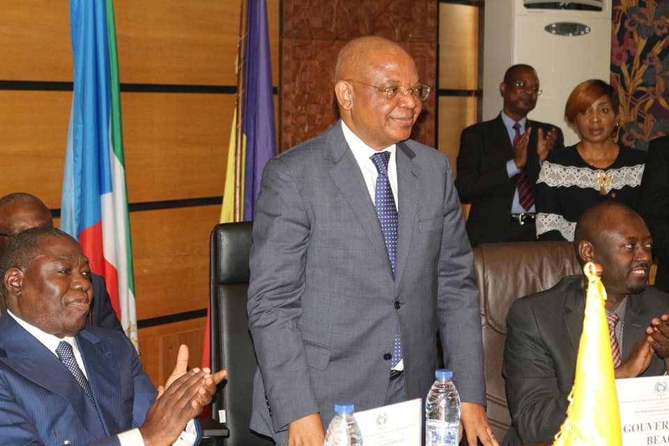 Le Directeur général de la BVMAC, Jean Claude Ngbwa.