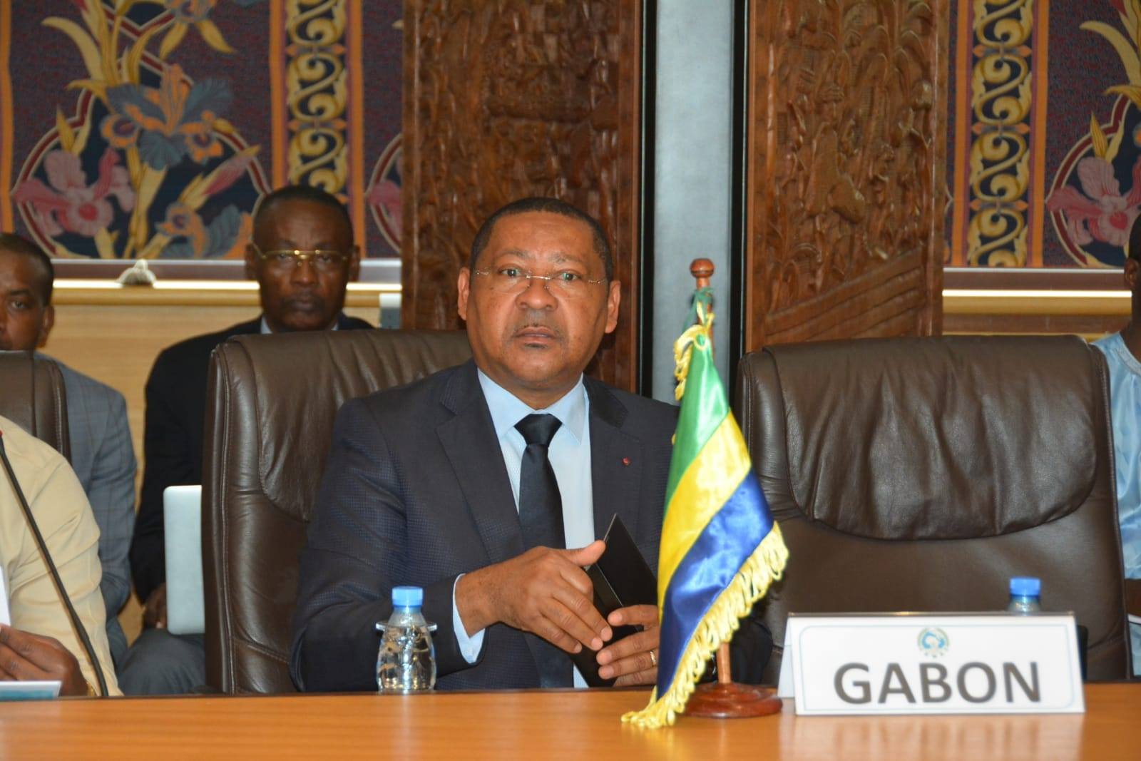 Le ministre gabonais de l'Economie et des Finances, Jean-Marie Ogandaga.
