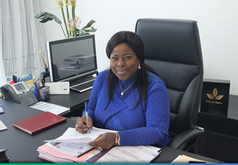 Nina Alida Abouna, Directeur Général de l'Agence nationale de promotion des investissements au Gabon.