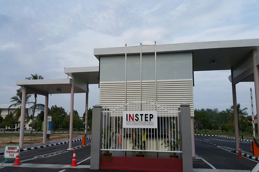 Une vue de l’Institut teknologi petroleum Petronas à Kuala Terengganu en Malaisie.