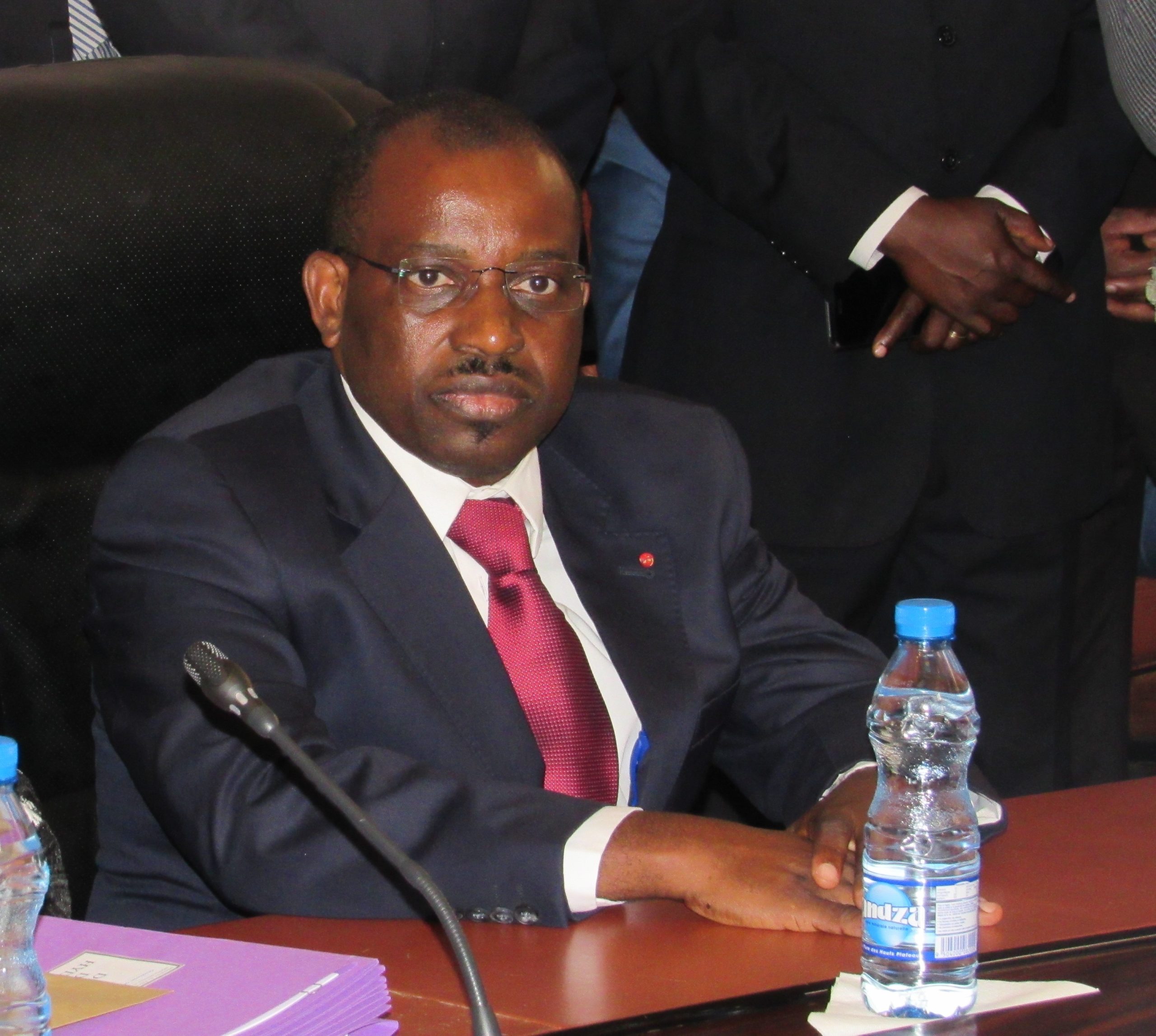 Le ministre gabonais du Pétrole, Vincent de Paul Massassa.