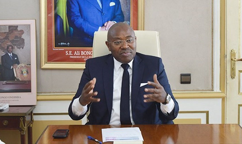 Le ministre d'Etat en charge du Budget et des Comptes publics, Jean Fidèle Otandault.