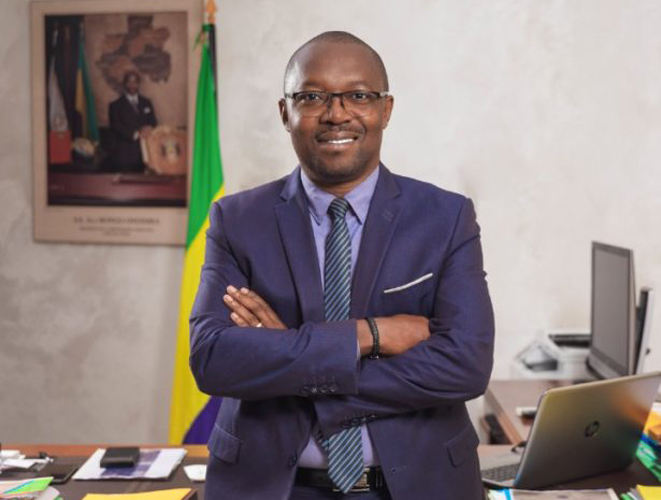 Le Directeur général de la Caistab, Thierry Prosper Mboussou.