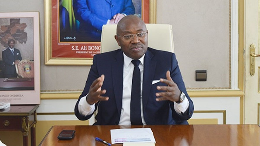 Le ministre d'Etat en charge du Budget et des Comptes publics, Jean-Fidèle OTANDAULT.