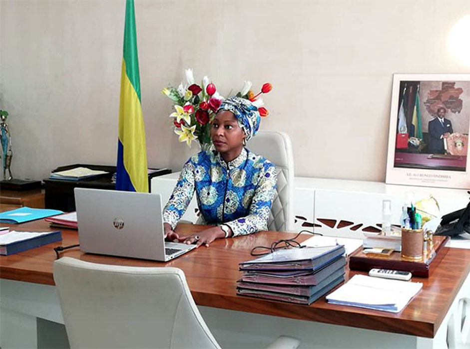 La ministre en charge de la Promotion des investissements, Carmen Ndaot.