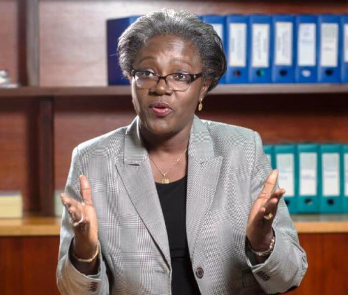 La DG de la CNSS, Nicole Assélé.