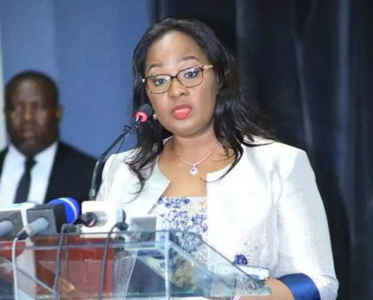 Estelle Ondo, la ministre gabonaise de la Famille, de la Décennie de la femme et de l’Egalite des chances.