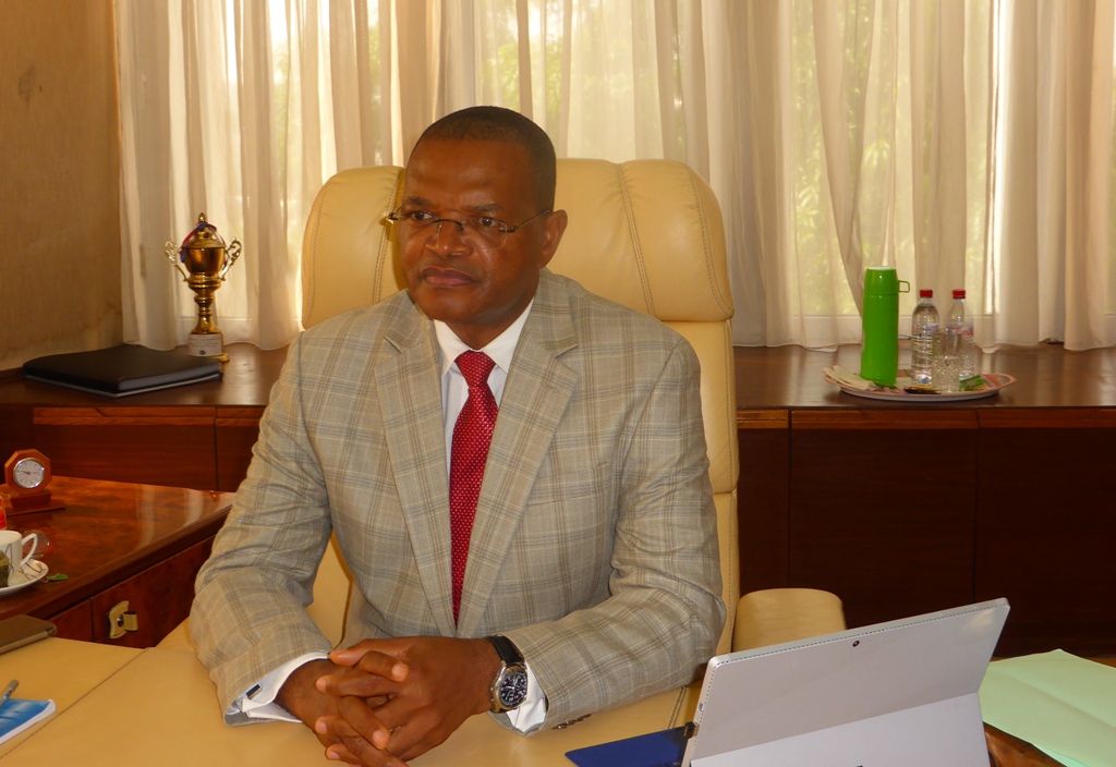 Le président de la BDEAC, Fortunato Ofa Mbo Nchama.