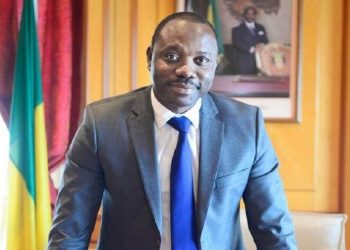 Le ministre gabonais du Commerce, de l’Industrie et des Petites et Moyennes Entreprises, Hugues Mbadinga Madiya.