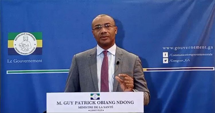 Le ministre de la Santé, Dr Guy Patrick Obiang Ndong.