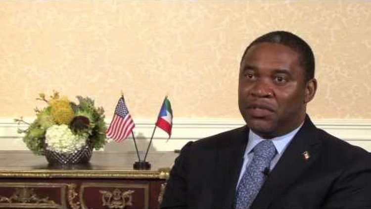 Le ministre des Finances, de l'Économie et de la Planification de la Guinée équatoriale, Valentin Maye Mba.