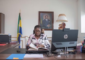 Le ministre gabonais de l’Economie et de la Relance, Nicole Jeanine Lydie Roboty épse. Mbou.