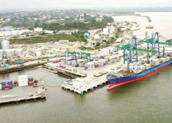 Une vue du «New Owendo international port», un outil hautement stratégique pour l’intégration économique sous régionale, mis en service depuis juin 2017.