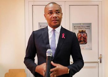 Le ministre de la Santé, Guy Patrick Obiang Ndong.