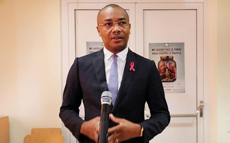 Le ministre de la Santé, Guy Patrick Obiang Ndong.