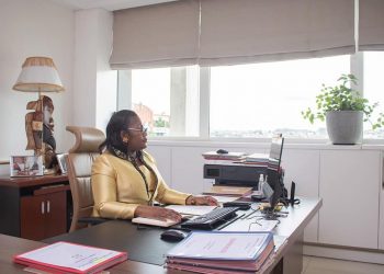 La ministre de l’Economie et de la Relance, Nicole Jeanine Lydie Roboty Mbou.