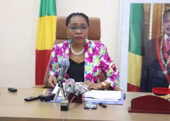 La ministre de l’Économie, du Plan, de la statistique et de l’Intégration régionale, Ingrid Olga Ghislaine Ebouka-Babackas.