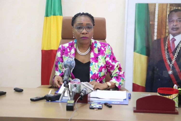 La ministre de l’Économie, du Plan, de la statistique et de l’Intégration régionale, Ingrid Olga Ghislaine Ebouka-Babackas.