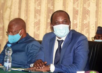 Le ministre du Commerce, des Petites et moyennes entreprises et de l’Industrie, Hugues Mbadinga Madiya