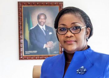 La ministre de l’Economie et de la Relance, Nicole Jeanine Lydie ROBOTY épse. MBOU,