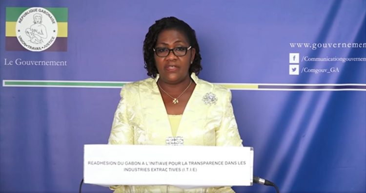 La ministre de l’Economie et de la Relance, Nicole Jeanine Lydie Roboty épse. Mbou.