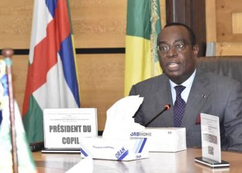 Le président du COPIL du PREF-CEMAC, le ministre Congolais des Finances et du Budget, Rigobert Roger Andely.