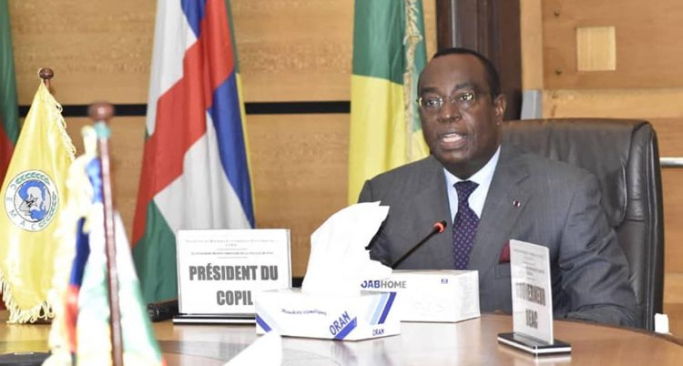 Le président du COPIL du PREF-CEMAC, le ministre Congolais des Finances et du Budget, Rigobert Roger Andely.