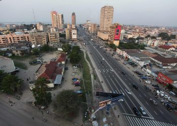 Une vue de la ville Kinshasa.