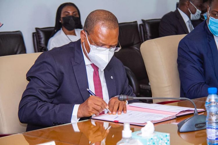 Le président de la BDEAC, Fortunato-OFA MBO NCHAMA.