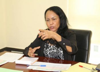 La Vice-présidente de la Commission de la CEMAC, Fatima Haram Acyl.