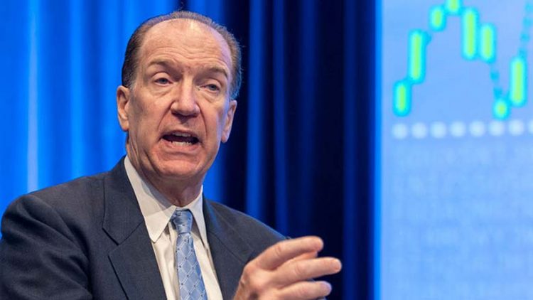 Le président du Groupe de la Banque mondiale, David Malpass.