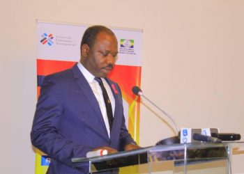 Le ministre du Commerce, des Petites et moyennes entreprises et de l’Industrie, Hugues Mbadinga Madiya.
