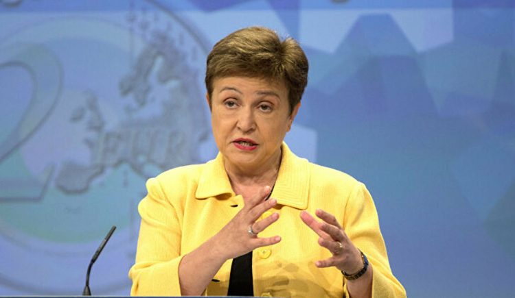 la directrice générale du FMI, Kristalina Georgieva.