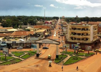 Une vue de Bangui, la capitale de la RCA
