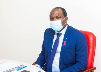 Le ministre du Commerce, des Petites et moyennes entreprises, et de l’Industrie, Hugues Mbadinga Madiya