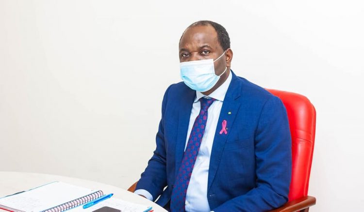 Le ministre du Commerce, des Petites et moyennes entreprises, et de l’Industrie, Hugues Mbadinga Madiya