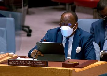 Le Représentant spécial des Nations Unie pour l’Afrique centrale, François Louncény Fall.