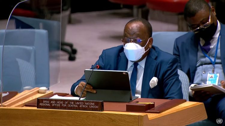 Le Représentant spécial des Nations Unie pour l’Afrique centrale, François Louncény Fall.