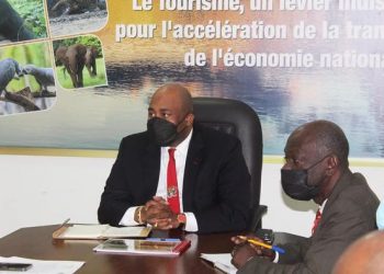 Le ministre du Tourisme, Pascal Houangni Ambouroué.