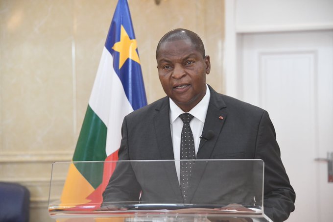 Le président de la République centrafricaine, Faustin Archange Touadéra.
