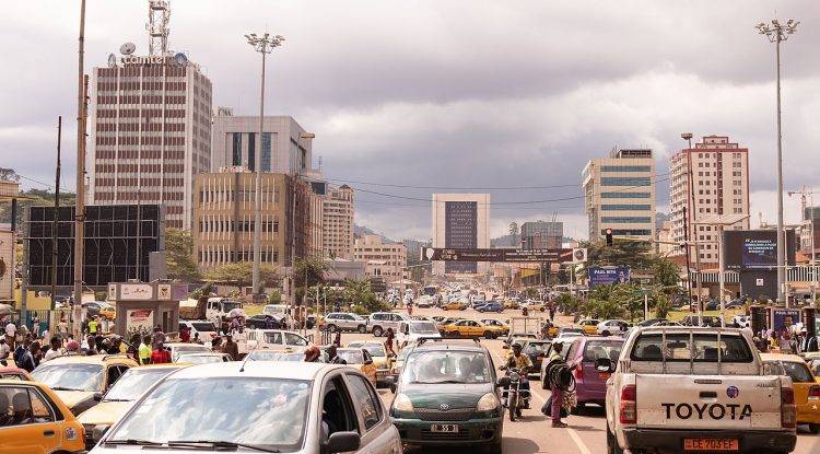 Une vue du centre-ville de Yaoundé.