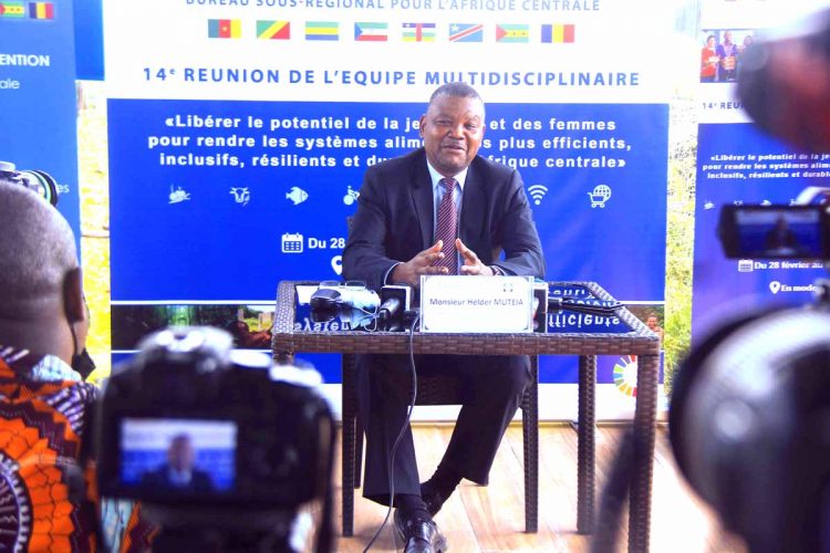 Hélder Muteia, le coordonnateur sous-régional de l’Organisation des Nations Unies pour l’alimentation et l’agriculture (FAO) pour l’Afrique centrale et représentant au Gabon.