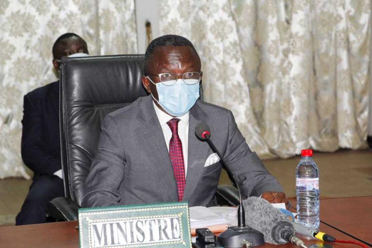 Le ministre délégué au Budget, Ludovic Ngatsé Ludovic Ngatsé.