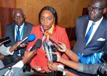 La ministre de l’Economie, du plan, de la statistique et de l’Intégration régionale, Ingrid Olga Ghislaine Ebouka-Babackas.