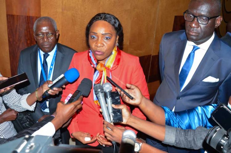 La ministre de l’Economie, du plan, de la statistique et de l’Intégration régionale, Ingrid Olga Ghislaine Ebouka-Babackas.