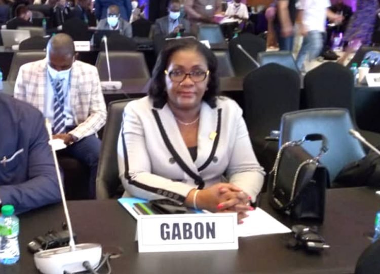 La ministre de l’Economie et de la Relance, Nicole Jeanine Lydie Roboty épouse Mbou.